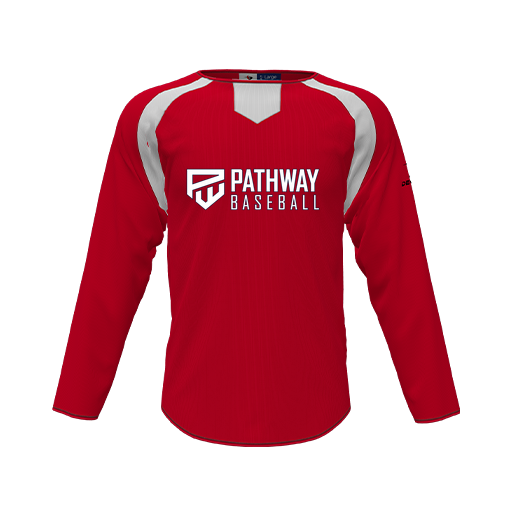 [CUS-DFW-PULL-FLC-CNK-LSL-RED-YS-LOGO2] Pullover (Youth S, Red, Logo 2)