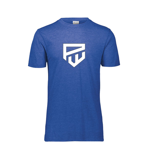 [FTSCUBNV-AS-LOGO1] Decker Men's Tri-Blend T-Shirt - Short Sleeve (Adult S, Navy, Logo 1)