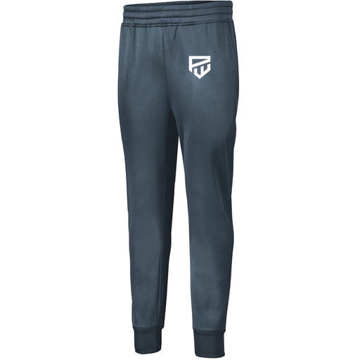 [5566.059.XS-LOGO1] Men's PERFORMANCE FLEECE JOGGER (Adult XS, Gray, Logo 1)