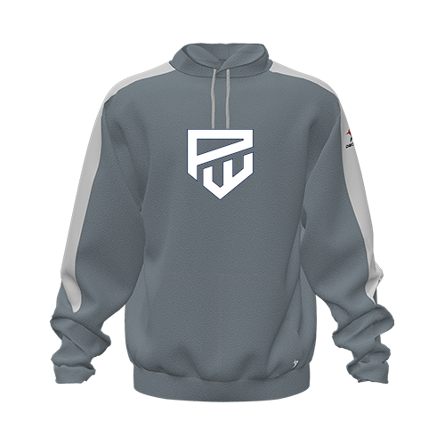 [CUS-DFW-HOOD-FLC-LSL-GRY-YXS-LOGO1] Hoodie (Youth XS, Gray, Logo 1)