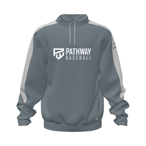 [CUS-DFW-HOOD-FLC-LSL-GRY-YXS-LOGO2] Hoodie (Youth XS, Gray, Logo 2)
