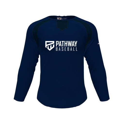 [CUS-DFW-PULL-FLC-CNK-LSL-NVY-YS-LOGO2] Pullover (Youth S, Navy, Logo 2)