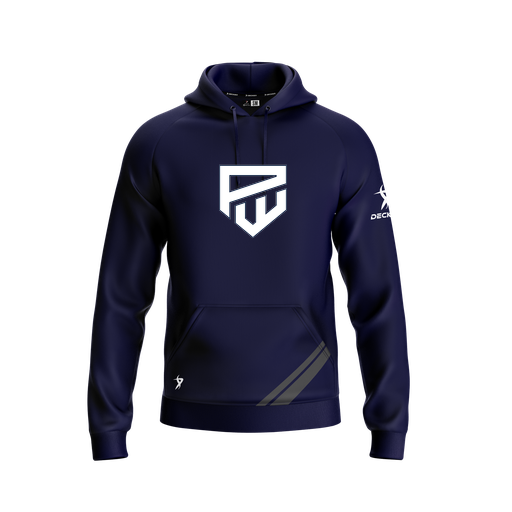 [FOLHSMNV-YXS-LOGO1] Decker Summit Hoodie (Youth XS, Navy, Logo 1)