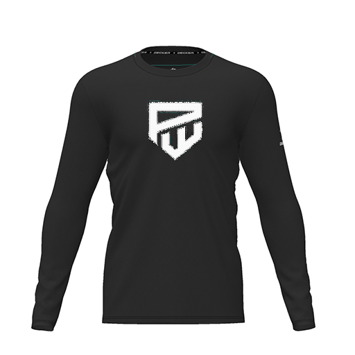 [CUS-DRIF-TEES-PER-CNK-LSL-BLK-YXS-LOGO1] Dri Fit Performance T-Shirt (Youth XS, Black, Logo 1, Long Sleeve)