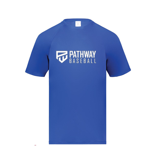 [2790.060.S-LOGO2] Men's Smooth Sport T-Shirt (Adult S, Royal, Logo 2)