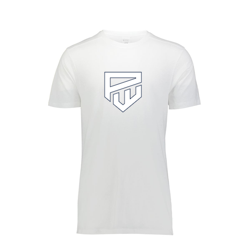 [FTSCUBWH-AS-LOGO1] Decker Men's Tri-Blend T-Shirt - Short Sleeve (Adult S, White, Logo 1)