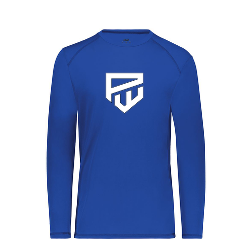 [6845.060.S-LOGO1] Men's SoftTouch Long Sleeve (Adult S, Royal, Logo 1)