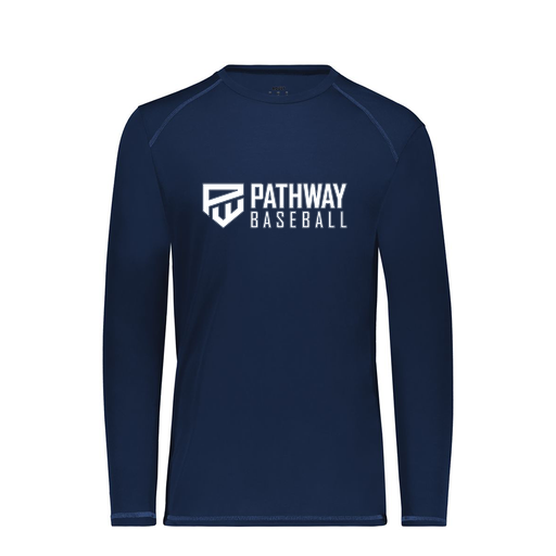 [6846.065.S-LOGO2] Youth SoftTouch Long Sleeve (Youth S, Navy, Logo 2)