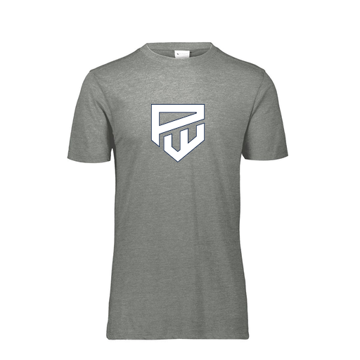 [FTSCUBGY-YS-LOGO1] Decker Youth Tri-Blend T-Shirt - Short Sleeve (Youth S, Gray, Logo 1)