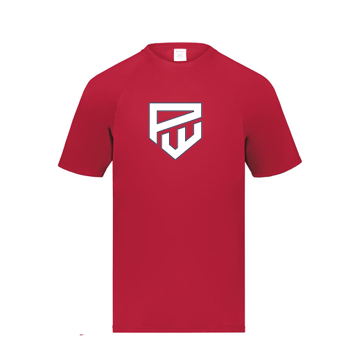 [2791.083.S-LOGO1] Youth Smooth Sport T-Shirt (Youth S, Red, Logo 1)