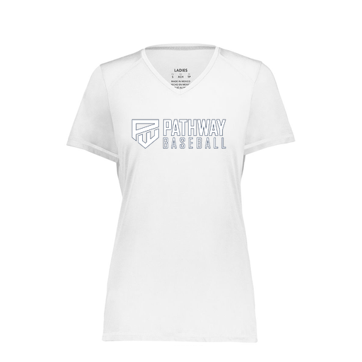 [6844.005.XS-LOGO2] Women's SoftTouch Short Sleeve (Female Adult XS, White, Logo 2)