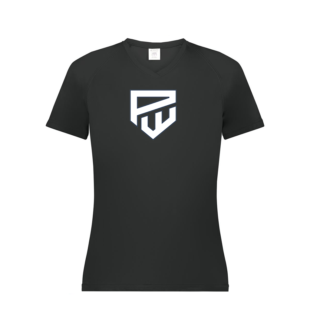 Ladies Smooth Sport V-Neck T-Shirt