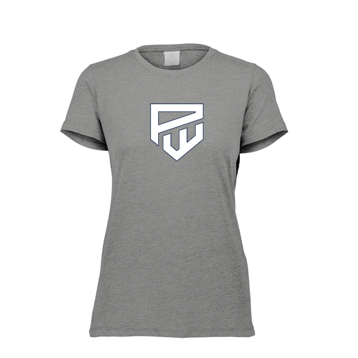 [FTSCUBGY-FAXS-LOGO1] Decker Women's Tri-Blend T-Shirt - Short Sleeve (Female Adult XS, Gray, Logo 1)
