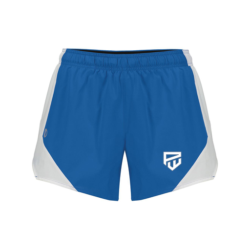 [229489.H02.S-LOGO1] Girls Olympus Shorts (Female Youth S, Royal, Logo 1)