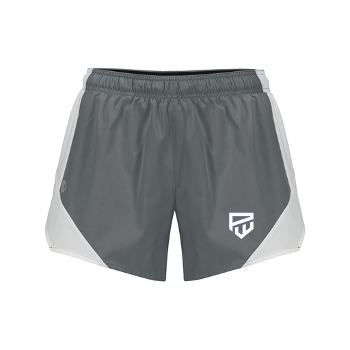 [229489.R04.S-LOGO1] Girls Olympus Shorts (Female Youth S, Gray, Logo 1)