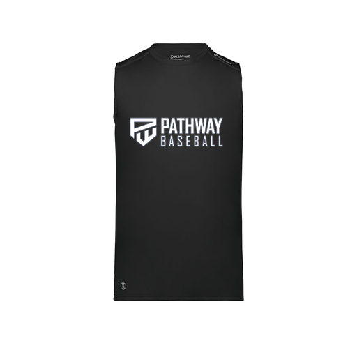 [222593.080.S-LOGO2] Men's CoolDry TankTop (Adult S, Black, Logo 2)