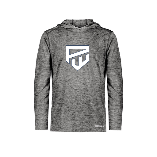 [CUS-DFW-CHGHOOD-PER-LSL-BLK-AS-LOGO1] Men's Charge Hoodie (Adult S, Black, Logo 1)