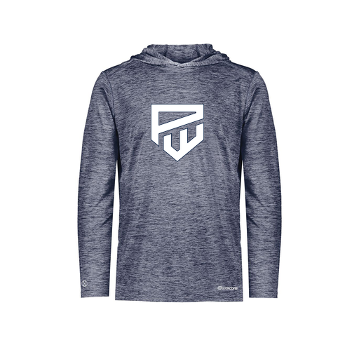 [CUS-DFW-CHGHOOD-PER-LSL-NVY-AS-LOGO1] Men's Charge Hoodie (Adult S, Navy, Logo 1)
