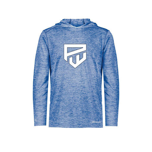 [FOLHCGRY-AS-LOGO1] Decker Men's Charge Hoodie (Adult S, Royal, Logo 1)