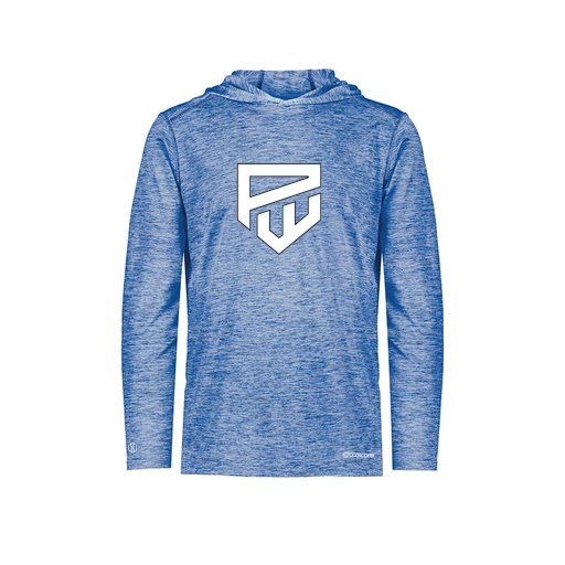[CUS-DFW-CHGHOOD-PER-LSL-RYL-YS-LOGO1] Youth Charge Hoodie (Youth S, Royal, Logo 1)