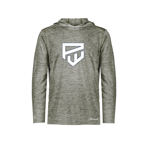 [CUS-DFW-CHGHOOD-PER-LSL-GRY-YS-LOGO1] Youth Charge Hoodie (Youth S, Gray, Logo 1)