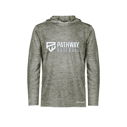 [CUS-DFW-CHGHOOD-PER-LSL-GRY-YS-LOGO2] Youth Charge Hoodie (Youth S, Gray, Logo 2)