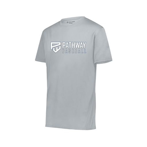 [222818.099.S-LOGO2] Men's Movement Dri Fit Shirt (Adult S, Silver, Logo 2)