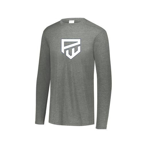 [3075.013.XS-LOGO1] Men's LS Ultra-blend T-Shirt (Adult XS, Gray, Logo 1)