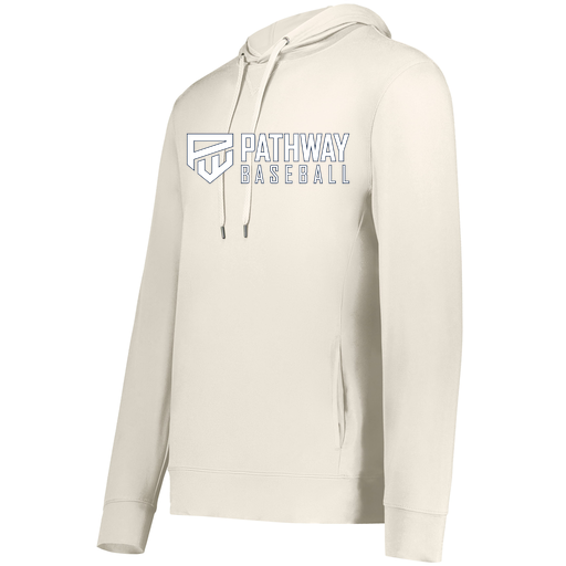 [222598.907.S-LOGO2] Men's Ventura Thin Knit Hoodie (Adult S, White, Logo 2)
