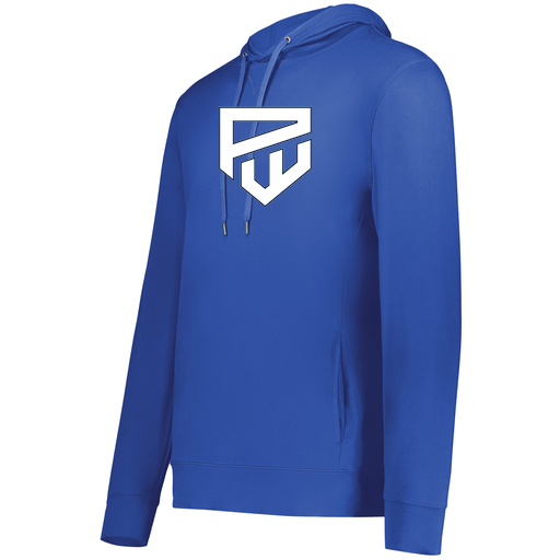 [222598.060.S-LOGO1] Men's Ventura Thin Knit Hoodie (Adult S, Royal, Logo 1)