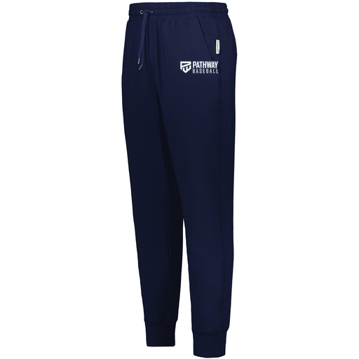[222599.065.XS-LOGO2] Men's Ventura Soft Knit Joggers (Adult XS, Navy, Logo 2)
