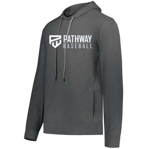 [222698.E83.S-LOGO2] YOUTH VENTURA THIN KNIT HOODIE (Youth S, Gray, Logo 2)