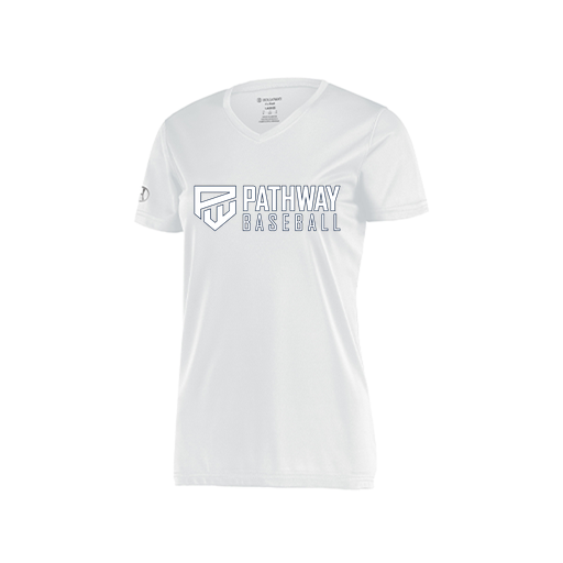 [222820.005.S-LOGO2] Ladies Movement Dri Fit Shirt (Female Adult S, White, Logo 2)
